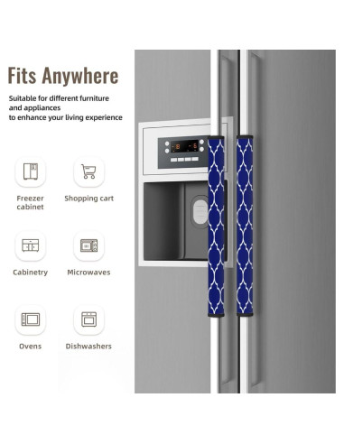 Cubiertas de Manijas de Refrigerador GzLeyigou 2 Pcs Neopreno