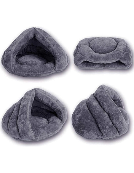 Cama para mascotas Beskie L 45x45cm Gris suave y cálida