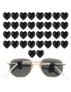 32 Sujetadores de Gafas Silicona Corazón Antideslizante