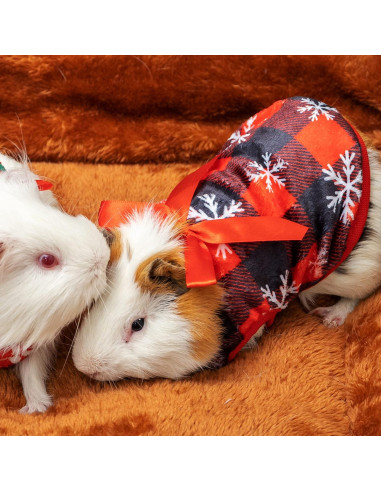 Chalecos de Navidad para Cobayas y Mascotas Pequeñas - 2 Piezas