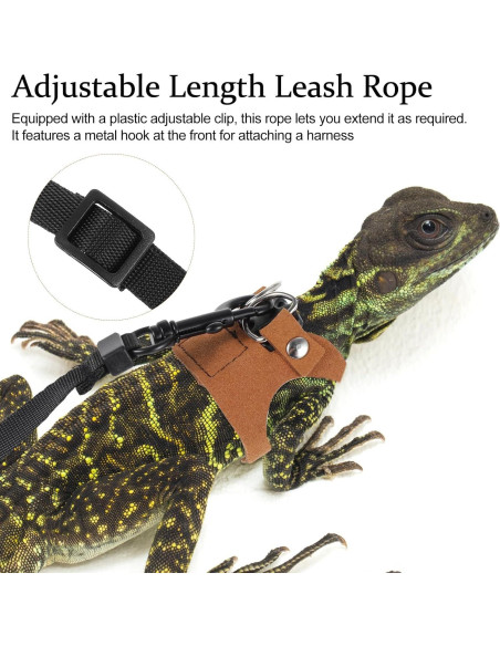 Juego de Arnés y Correa Ajustable Quilax para Dragón Barbudo