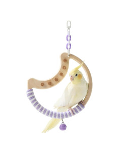 Columpio Lunar Tafit para Aves - Percha Giratoria 18x18cm