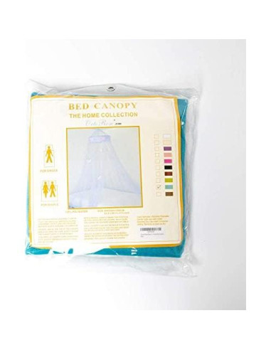 Canopy de Cama Redondo OctoRose Azul Teal con Mosquitero 60x250cm