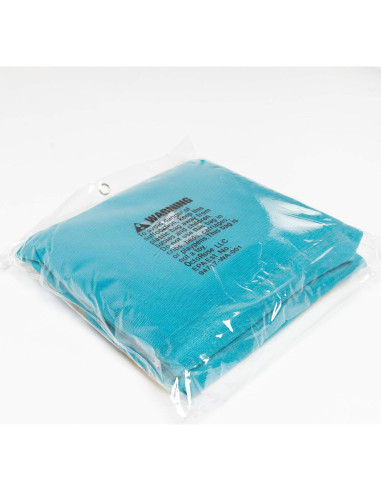 Canopy de Cama Redondo OctoRose Azul Teal con Mosquitero 60x250cm