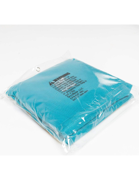 Canopy de Cama Redondo OctoRose Azul Teal con Mosquitero 60x250cm