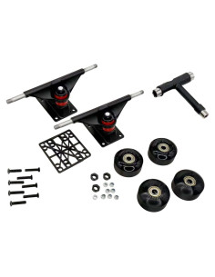 Juego Completo de Ejes y Ruedas EUHMUOD para Patineta 7.2-7.9"