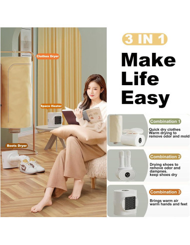 Secador portátil multifuncional Al4best CACT-S-2110 600W