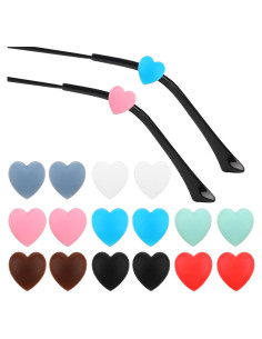 16 Sujetadores de Oído de Silicona para Gafas - Multicolor