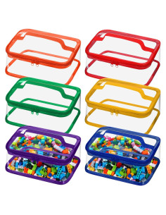 Bolsas de Almacenamiento de Juguetes Nitial 6 Piezas PVC 23x17x10cm