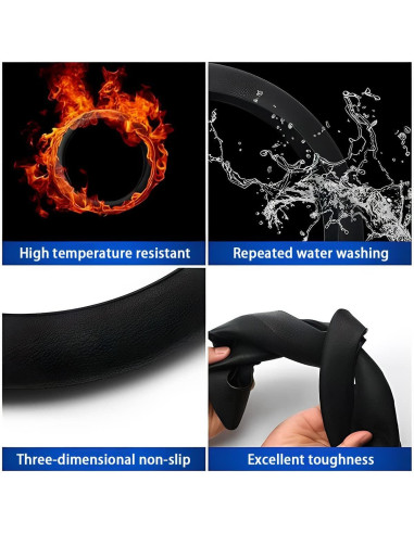 Cubierta de Volante de Silicona AICEL 35.88 cm Antideslizante