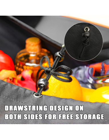 Bolsa Organizadora de Asiento de Coche Povtii - Tela Oxford Negra