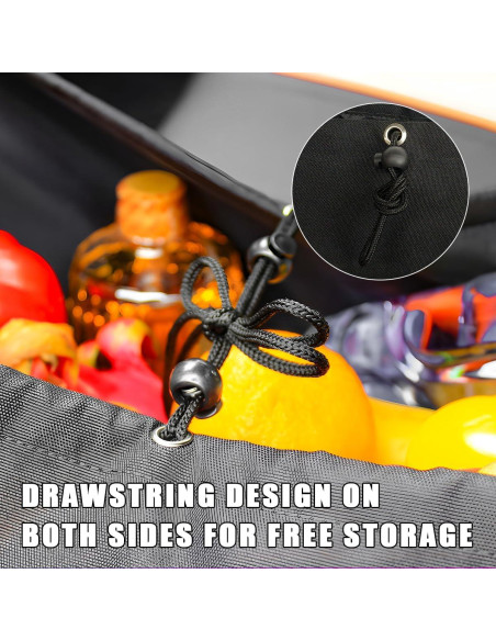 Bolsa Organizadora de Asiento de Coche Povtii - Tela Oxford Negra