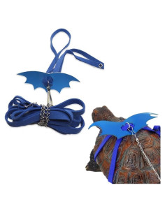 Arnés y Correa Ajustable para Tortuga HOKABLE Azul S