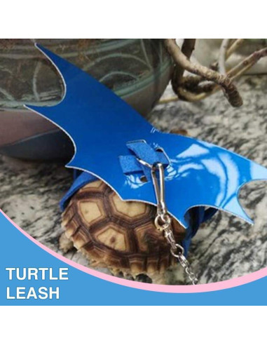 Arnés y Correa Ajustable para Tortuga HOKABLE Azul S