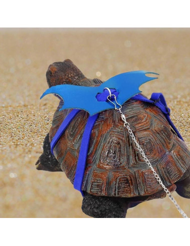 Arnés y Correa Ajustable para Tortuga HOKABLE Azul S