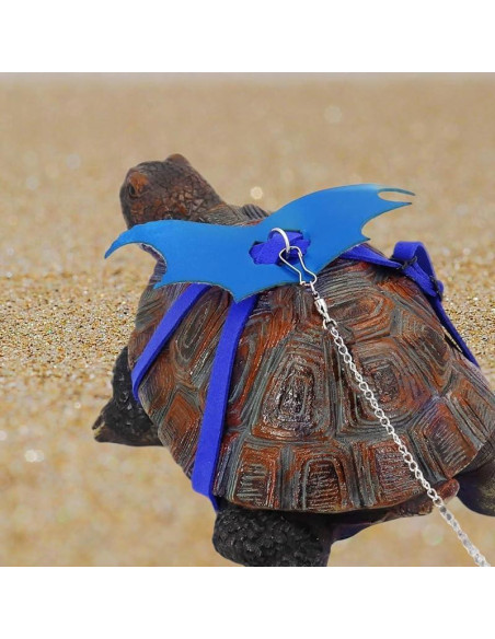 Arnés y Correa Ajustable para Tortuga HOKABLE Azul S