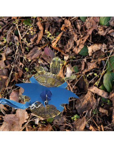 Arnés y Correa Ajustable para Tortuga HOKABLE Azul S