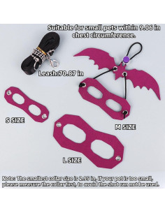 Conjunto Arnés y Correa Copfeu para Animales Pequeños 3 Piezas 2