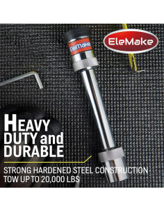 Cerradura de enganche de remolque Elemake 15.88 mm alta seguridad 2