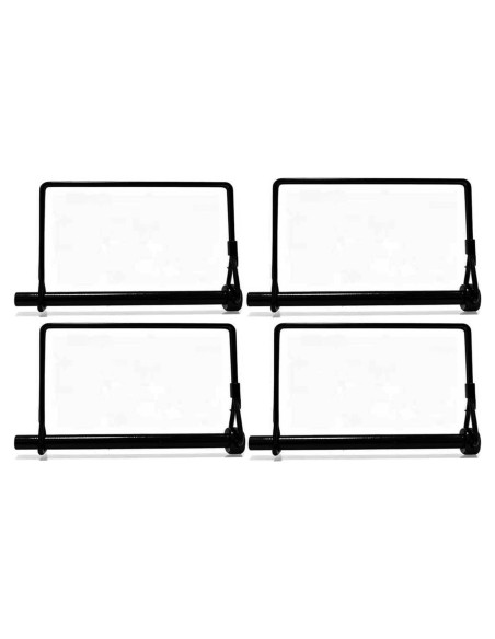 Paquete de 4 Pasadores de Enganche Truleego 6.35x10.16cm Acero