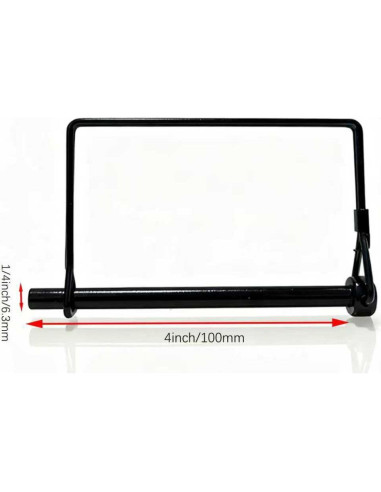 Paquete de 4 Pasadores de Enganche Truleego 6.35x10.16cm Acero