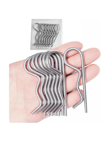 Pasadores de Cotter Jjssnower 3.5x75 mm - 8 Piezas de Acero Inoxidable