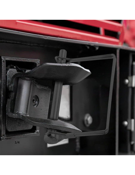 Paquete de 4 Pasadores de Enganche Truleego 6.35x10.16cm Acero