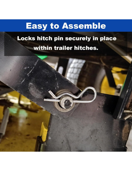 Pasadores de Cotter Jjssnower 3.5x75 mm - 8 Piezas de Acero Inoxidable