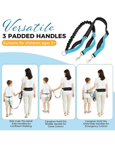 Arnés de Cintura Acolchado para Niños Arcoíris con Reflector 2