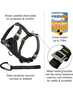 Arnés para Perros Kurgo Tru-Fit Smart X-Pequeño Negro 2