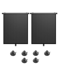 Protector Solar Retráctil DUSCOKE para Ventana de Auto 46.99x35.88cm