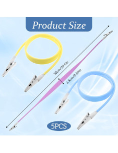 Clips para Baberos Dentales SynHHergyx - 5 Pcs Silicona Suave 2