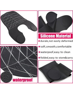 Collar de Corte de Cabello de Silicona XDONEF 54.6x42cm 2