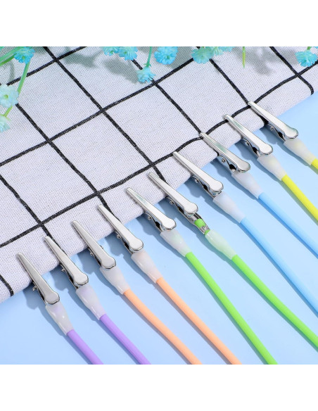 Clips para Baberos Dentales SynHHergyx - 5 Pcs Silicona Suave