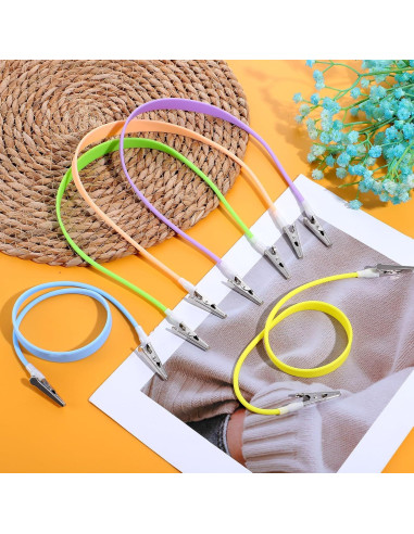 Clips para Baberos Dentales SynHHergyx - 5 Pcs Silicona Suave