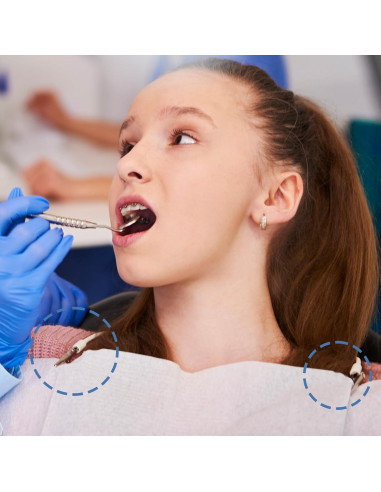 Clips para Baberos Dentales SynHHergyx - 5 Pcs Silicona Suave