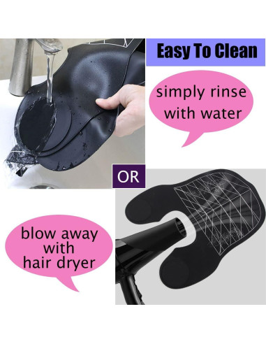 Collar de Corte de Cabello de Silicona XDONEF 54.6x42cm