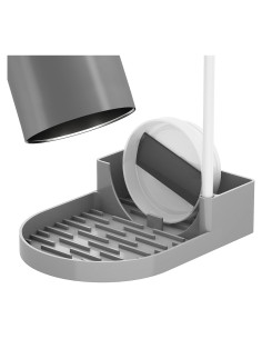 Soporte para Secado de Botellas NiHome Silicona Gris 15.5x11.4cm