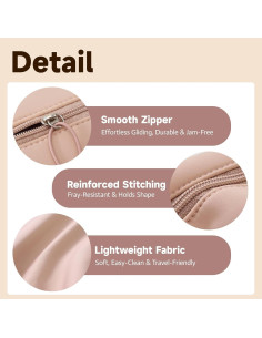 Bolsa de Almacenamiento YDR para Toallas Sanitarias Rosa 12x23cm 2