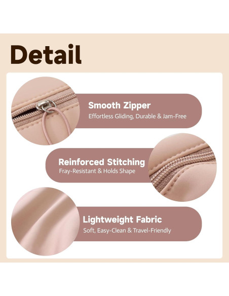 Bolsa de Almacenamiento YDR para Toallas Sanitarias Rosa 12x23cm