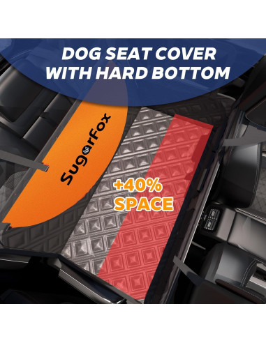 Funda de Asiento para Perros SugarFox - Impermeable y Resistente