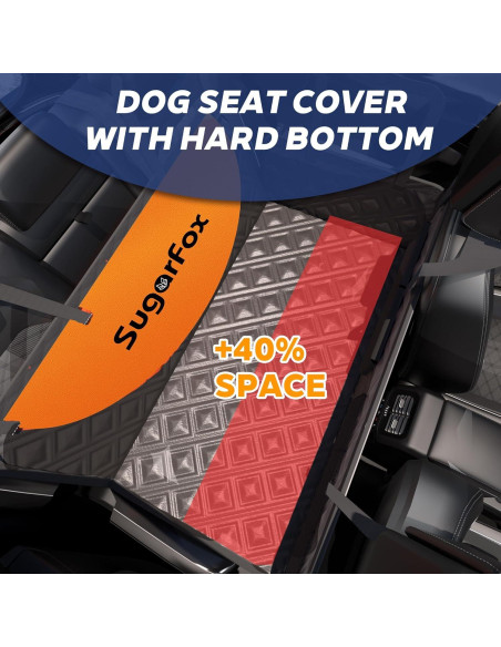 Funda de Asiento para Perros SugarFox - Impermeable y Resistente