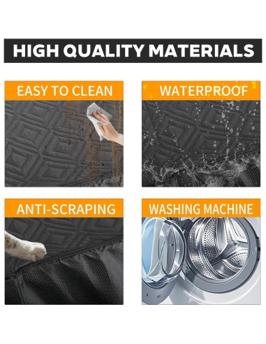 Funda de Asiento para Perros SugarFox - Impermeable y Resistente