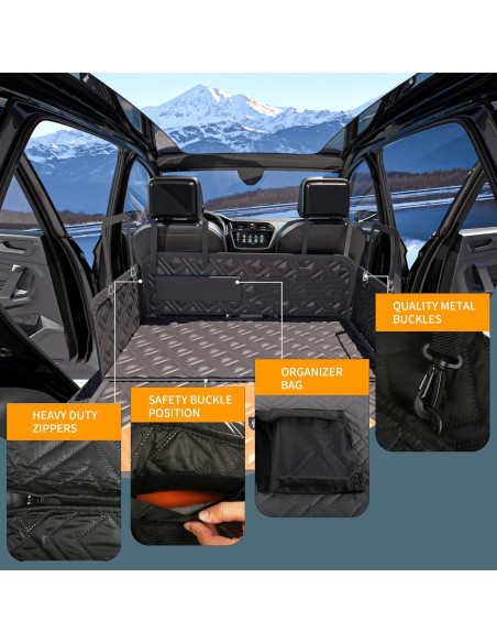 Funda de Asiento para Perros SugarFox - Impermeable y Resistente