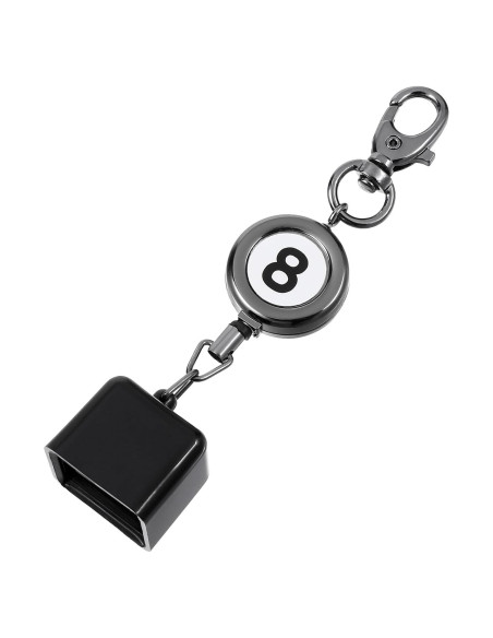 Soporte de Tiza de Billar FdcLixuvol Retráctil Negro