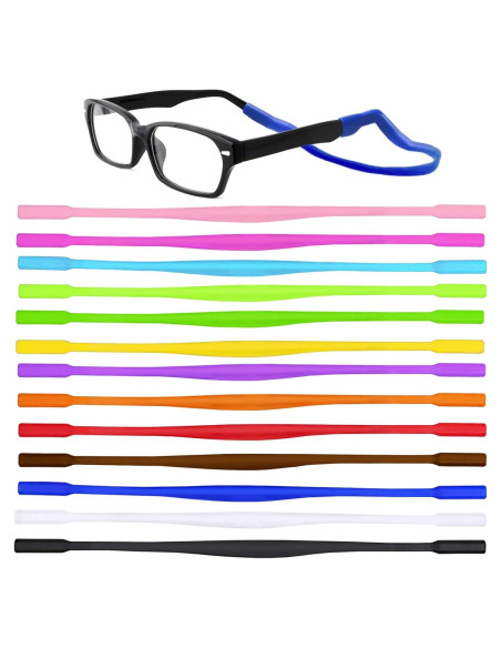 12 Soportes para Gafas - Correas Deportivas de Silicona