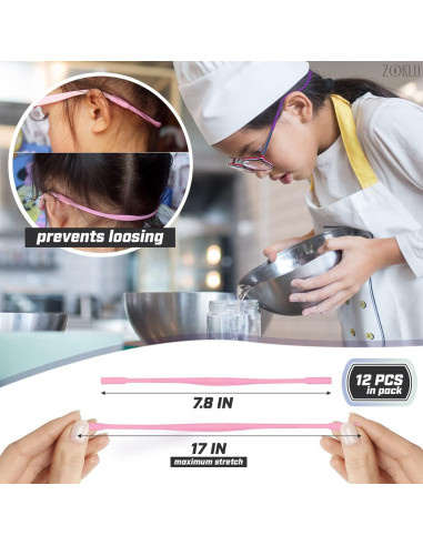 12 Soportes para Gafas - Correas Deportivas de Silicona