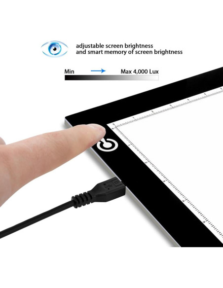 Caja de Luz LED Portátil A4 LitEnergy para Trazar USB