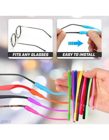 12 Soportes para Gafas - Correas Deportivas de Silicona