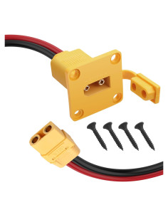 Cable de Montaje en Panel 10AWG XT90 YACSEJAO 1M Alta Corriente